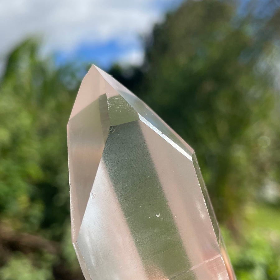 Clear Lemurian Quartz Crystal #1064