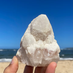 Snow Rose Lemurian Quartz Crystal #1363