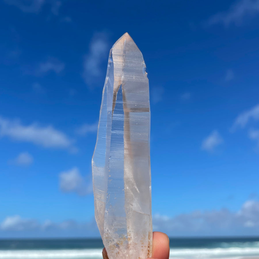 Clear Lemurian Quartz Crystal #1067