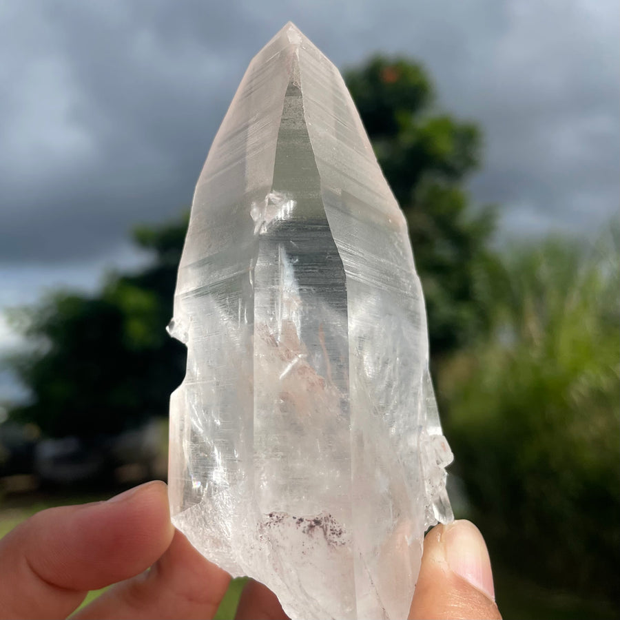 Clear Lemurian Quartz Crystal #1051