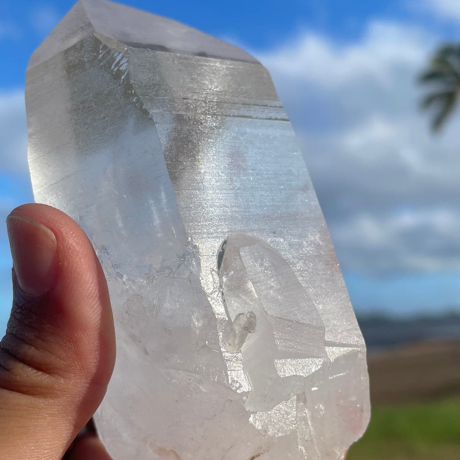 Clear Lemurian Quartz Crystal #1053