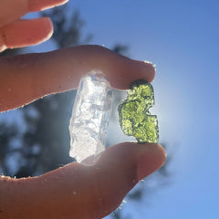 Moldavite + Lemurian Power Pack! #1229