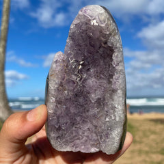 Amethyst Cut Base Polished #1192