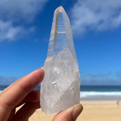 Clear Lemurian Quartz Crystal #1072