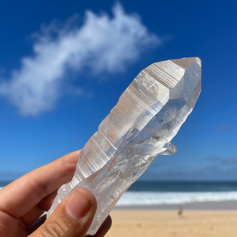 Clear Lemurian Laser Crystal #1077