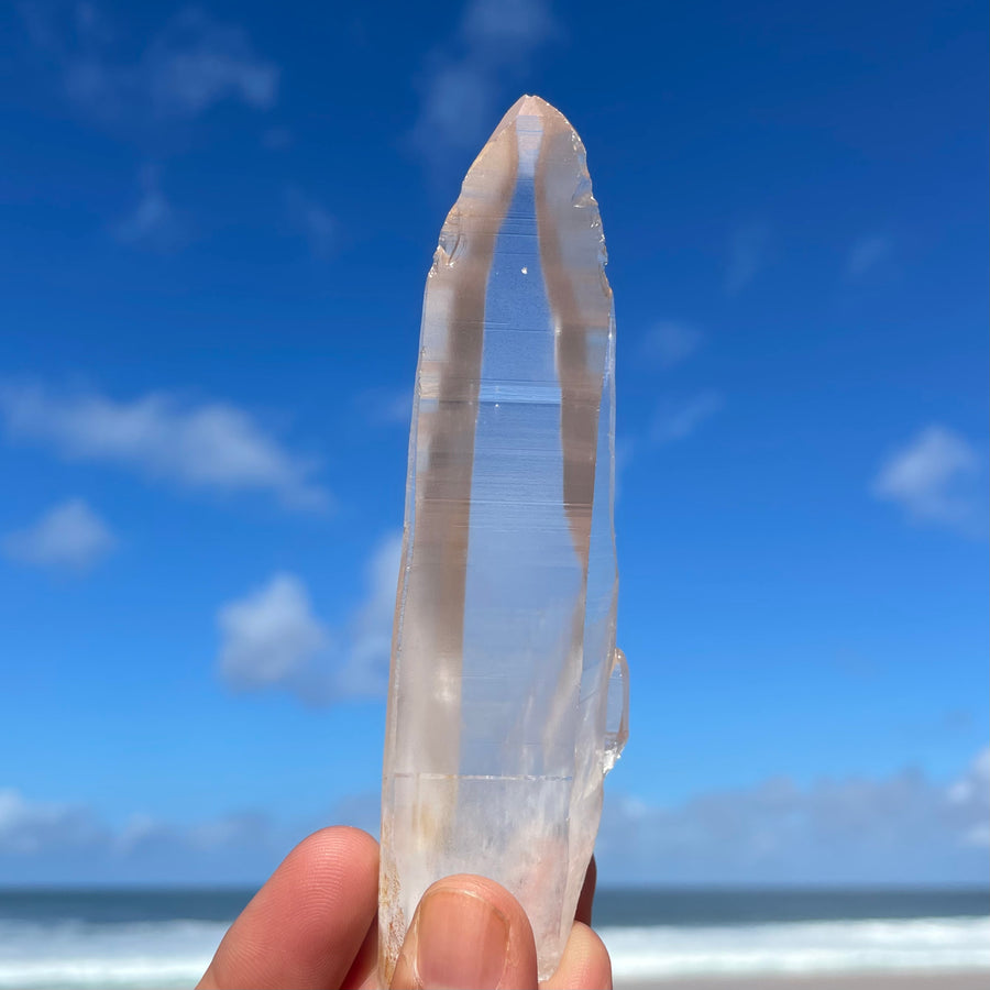 Clear Lemurian Quartz Crystal #1067