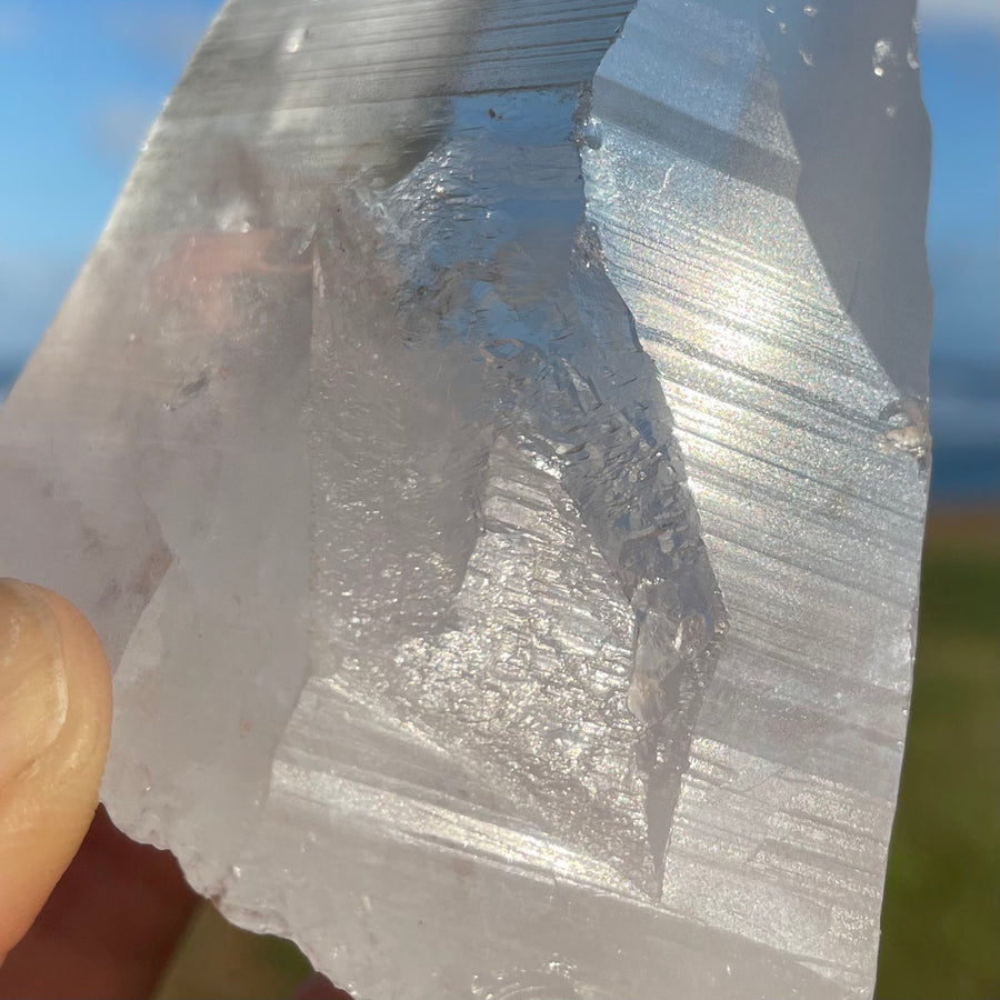 Large Clear Lemurian Quartz Crystal #1049