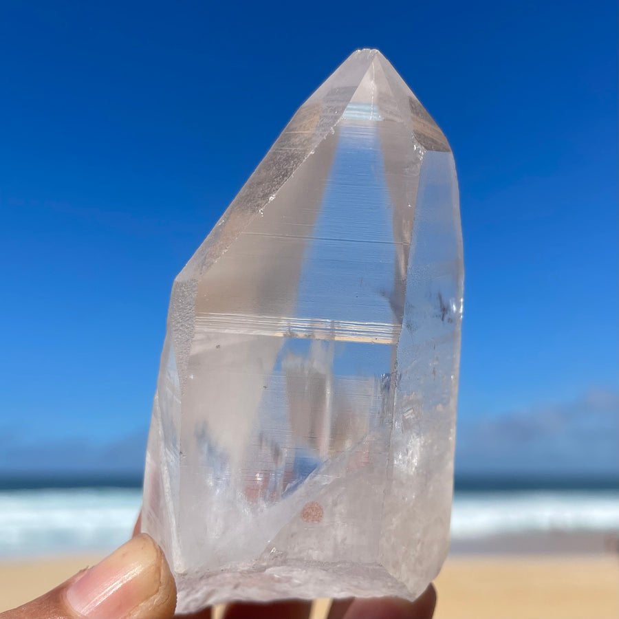 Clear Lemurian Quartz Crystal #1057