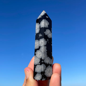 Snowflake Obsidian Tower #1343