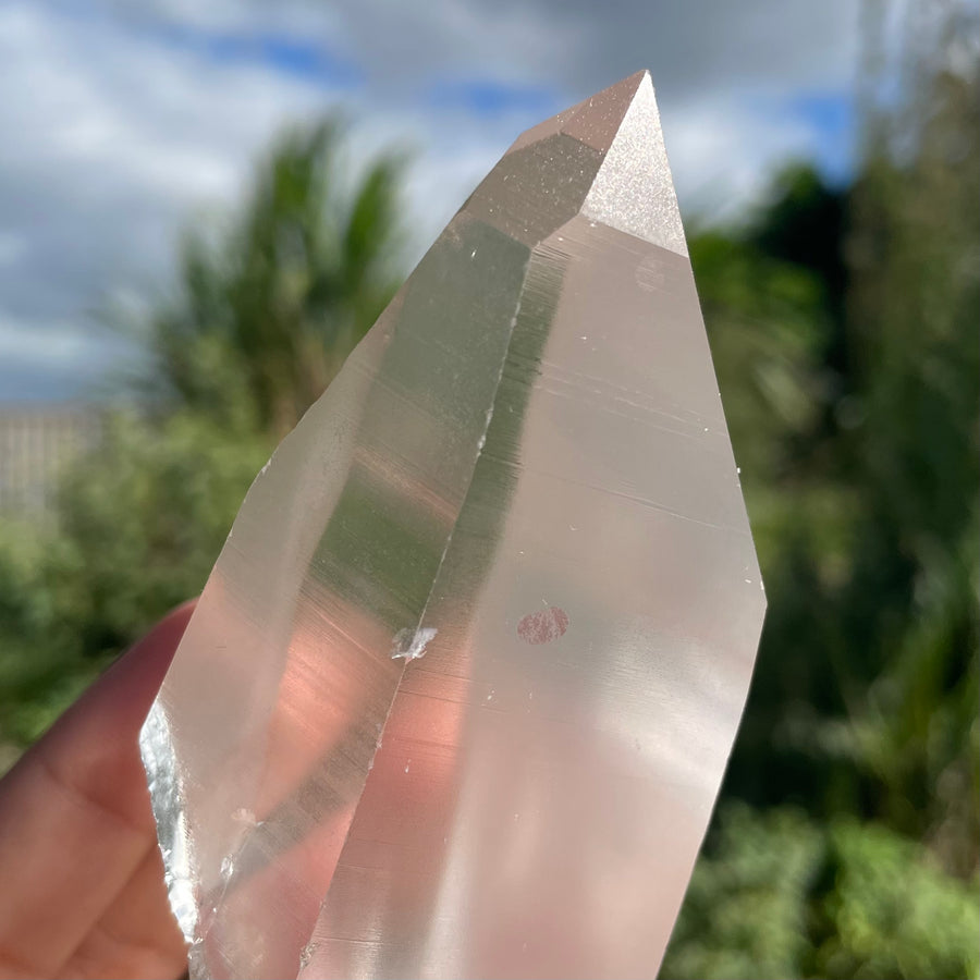 Clear Lemurian Quartz Crystal #1054