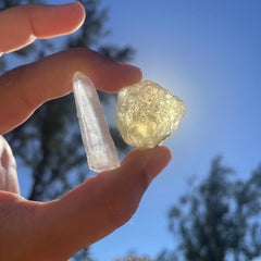 Libyan Glass + Lemurian Power Pack! #1223