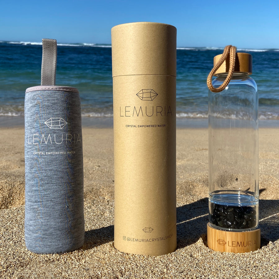 Lemuria Crystal Water Bottle with Crystal Chamber!