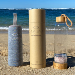 Lemuria Crystal Water Bottle with Crystal Chamber!
