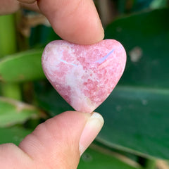 Rhodochrosite Heart #62