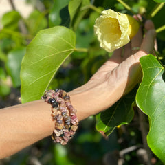 Watermelon Tourmaline Bracelet