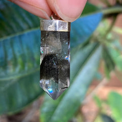 Rutilated Quartz Sterling Silver Pendant