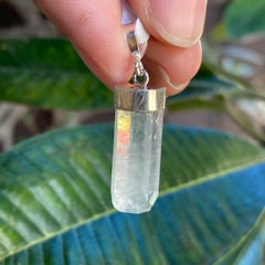 Aquamarine Sterling Silver Pendant