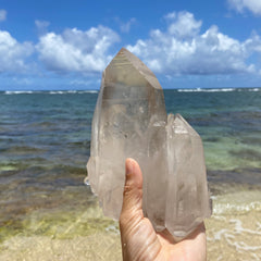 Giant Smoky Lemurian Quartz Cluster #250