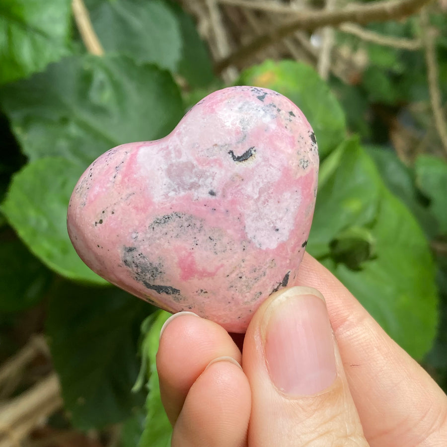 Rhodonite Heart #106