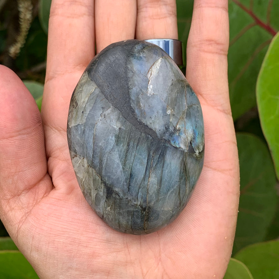 Labradorite Palm Stone #18