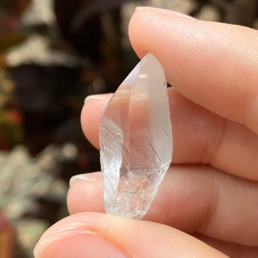 Lemurian Rutile Quartz Crystal #691