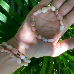 Pink Opal Nugget Bracelet!