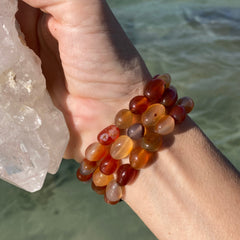 Carnelian Nugget Bracelet