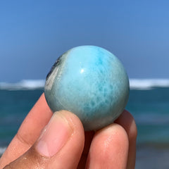 Larimar Sphere #25, Extra Quality 🔵