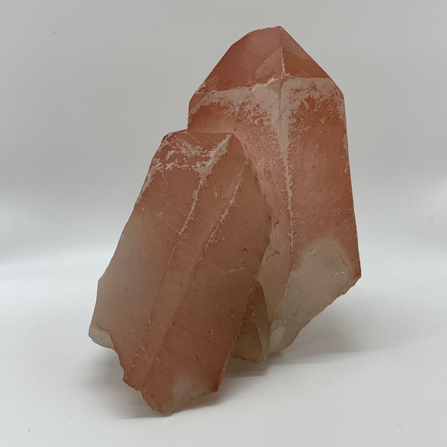 Rose Lemurian Quartz Crystal #1018