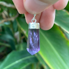Amethyst Sterling Silver Pendant