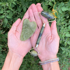 Serpentine Facial Roller & Gua Sha Set