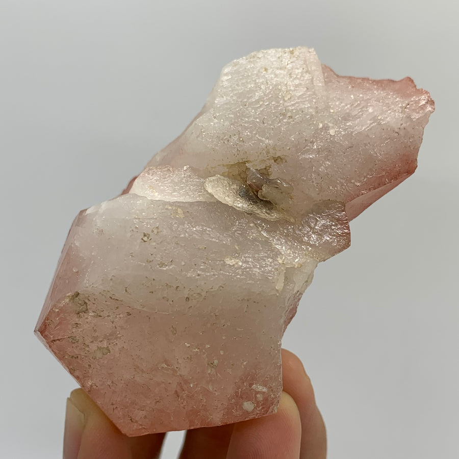 Rose Lemurian Quartz Crystal #1018