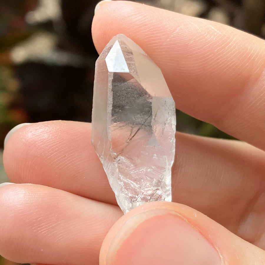 Lemurian Rutile Quartz Crystal #691