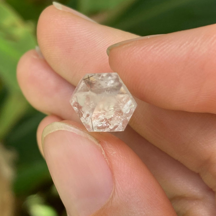 Lemurian Rutile Quartz Crystal #787
