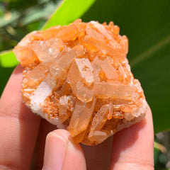 Tangerine Quartz Cluster #49