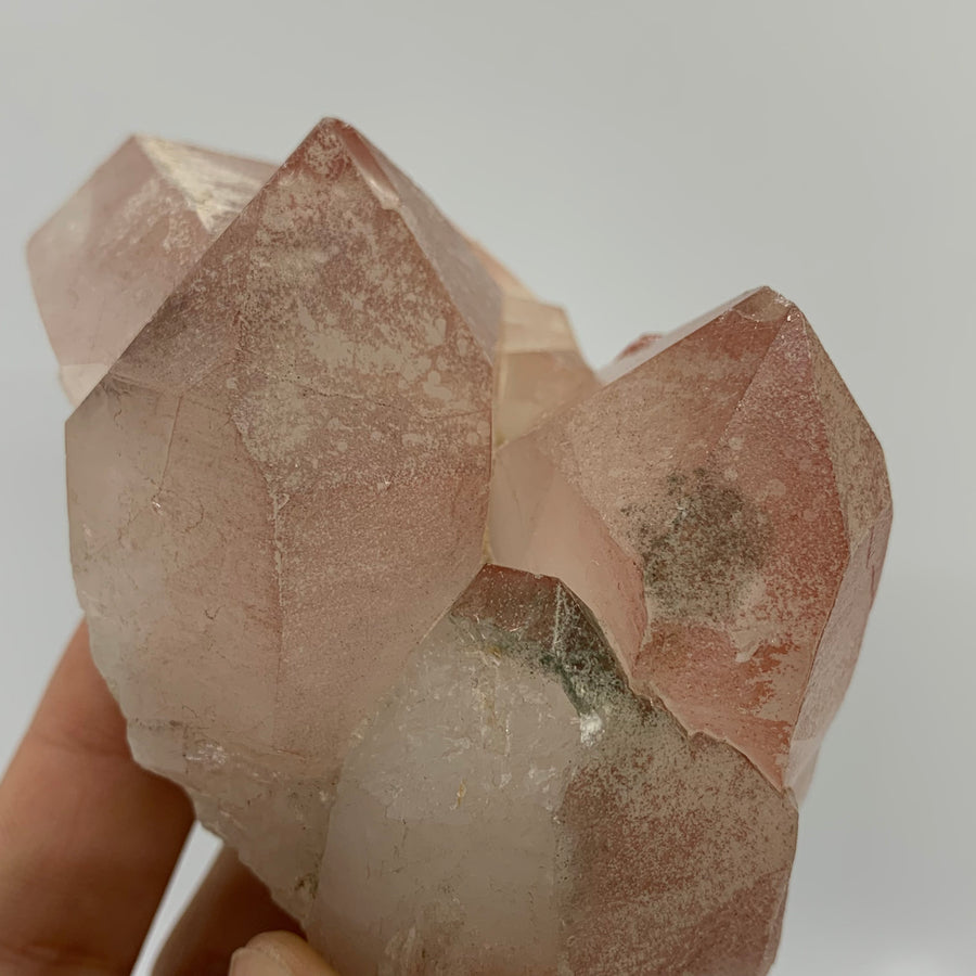 Rose Lemurian Quartz Crystal #1019
