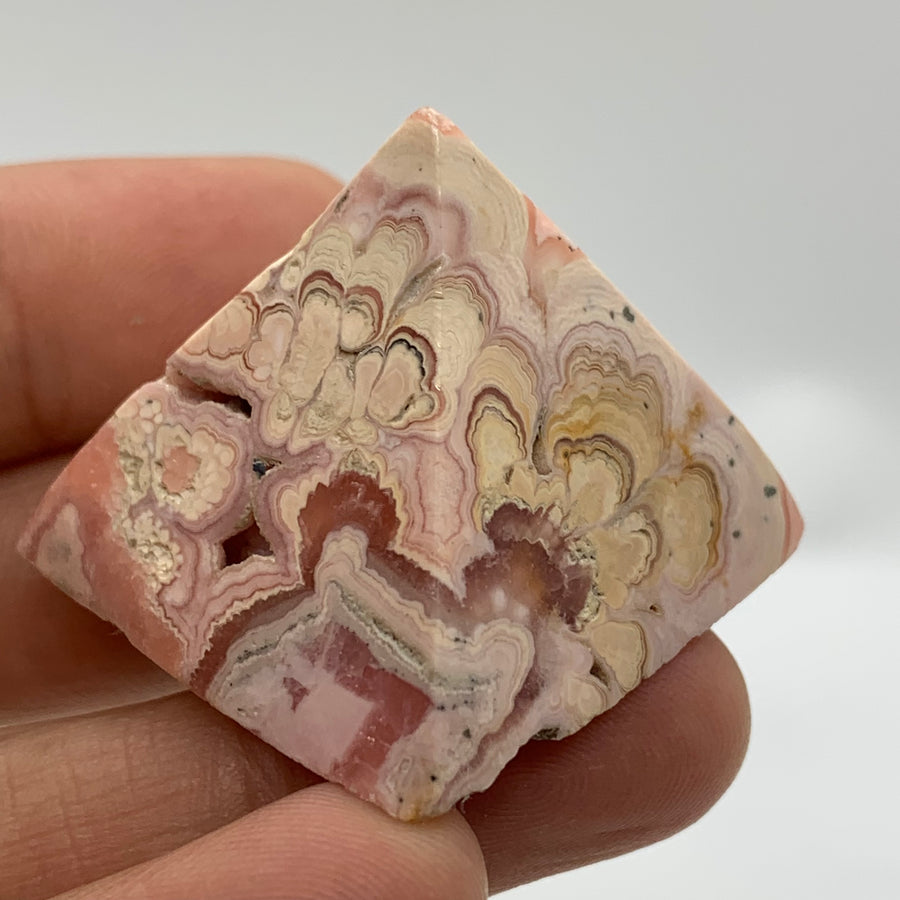 Rhodochrosite Pyramids