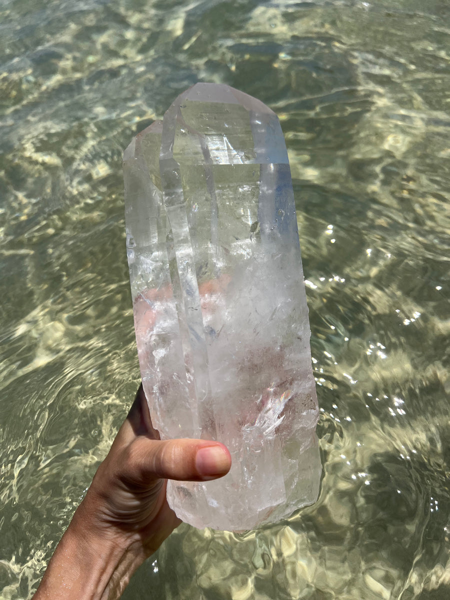 Giant Lemurian Quartz Crystal #1038