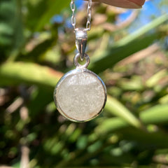 Libyan Glass Sterling Silver Pendant #138