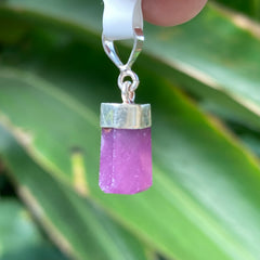Ruby Sterling Silver Pendant
