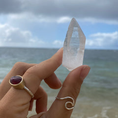 Lemurian Quartz Crystal #402