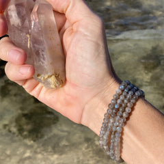 Labradorite 4mm Bracelet