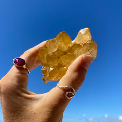 Congo Citrine Cluster #38