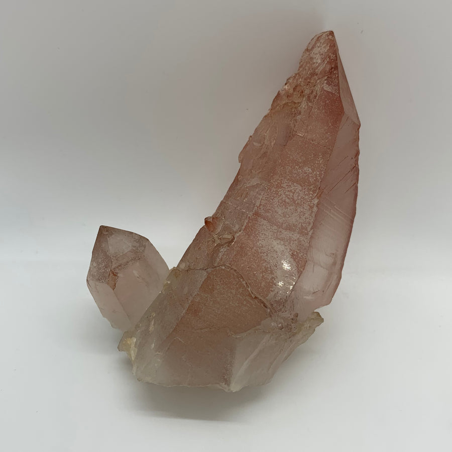 Rose Lemurian Quartz Crystal #1007