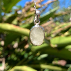 Libyan Glass Sterling Silver Pendant #142