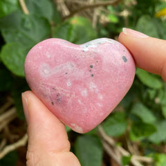 Rhodonite Heart #112