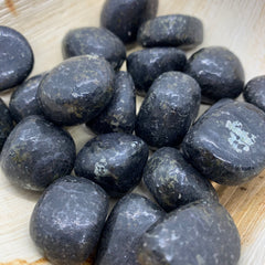 1x Coppernite (Indian Nuummite) Tumble