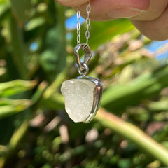 Libyan Glass Sterling Silver Pendant #137