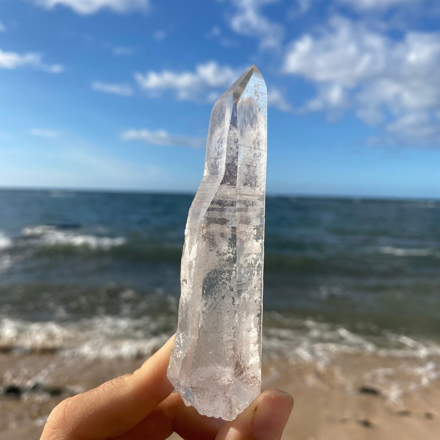 Lemurian Quartz Crystal #412